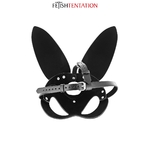 Masque Bunny de chez Fetish Tentation, couleur noir et sangles réglables - oohmygod