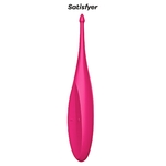 Stimulateur externe rose Twirling fun, stimulateur dédié à la stimulation du clitoris, du gland et des tétons, sextoy étanche - oohmygod