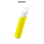 Mini vibromasseur Ultra Power Bullet 7 jaune de la marque Satisfyer doté de 12 modes de vibration dédié à la stimulation externe - oohmygod