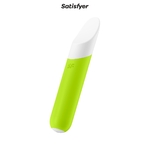 Mini stimulateur Ultra Power Bullet 7 vert de chez Satisfyer, pour la stimulation du clitoris et du corps, 12 modes de vibration - oohmygod
