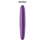 Mini stimulateur Ultra Power Bullet 6 couleur violet de chez Satisfyer, dédié à la stimulation du clitoris et des zones intimes externes - oohmygod