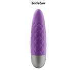 Mini sextoy violet Ultra Power Bullet 5 de satisfyer pour la stimulation du clitoris, 12 modes de vobration - oohmygod