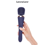 Vibromasseur Wand Brush Crush Love to Love, stimule le clitoris et les muscles du corps