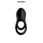 Cockring vibrant Legendary Duo de Satisfyer,stimule clitoris, le périnée et les testicules - oohmygod