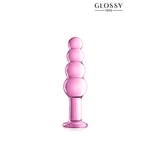 Plug rose en verre n° 9, sextoy incassable de Glossy Toys - oohmygod