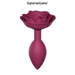 Plug anal rose Open Roses taille M Love to Love, plug unisexe en forme de rose pour le plaisir anal, design chic et élégant - Ooh my god