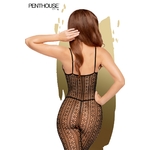 Vue-de-dos-Combinaison-ouverte-résille-Dark-Wish-penthouse-bodystocking-effet-dentelle