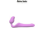 vue-de-profil-du-Gode-anatomique-rose-Queens-S-adrien-lastic-gode-sans-ceinture