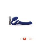 Gode-ceinture-télécommandé-Multi Orgasm-bleu-nuit-taille-M
