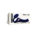 boite-emballage-Gode-ceinture-télécommandé-Multi Orgasm-bleu-nuit-taille-M-gode-triple-stimulation