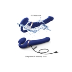 Gode-ceinture-télécommandé-Multi-Orgasm-bleu-nuit-taille-S-doté-d-une-langue-vibrant-stimule-clitoris-vagin-anus