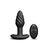 plug anal en forme de spirale noire