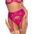 Porte-jarretelles rose V-10252 Axami