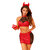 Trident rouge du costume Evil Sexy J Lingerie, un accessoire diaboliquement sexy pour compléter le look chez ooh my god