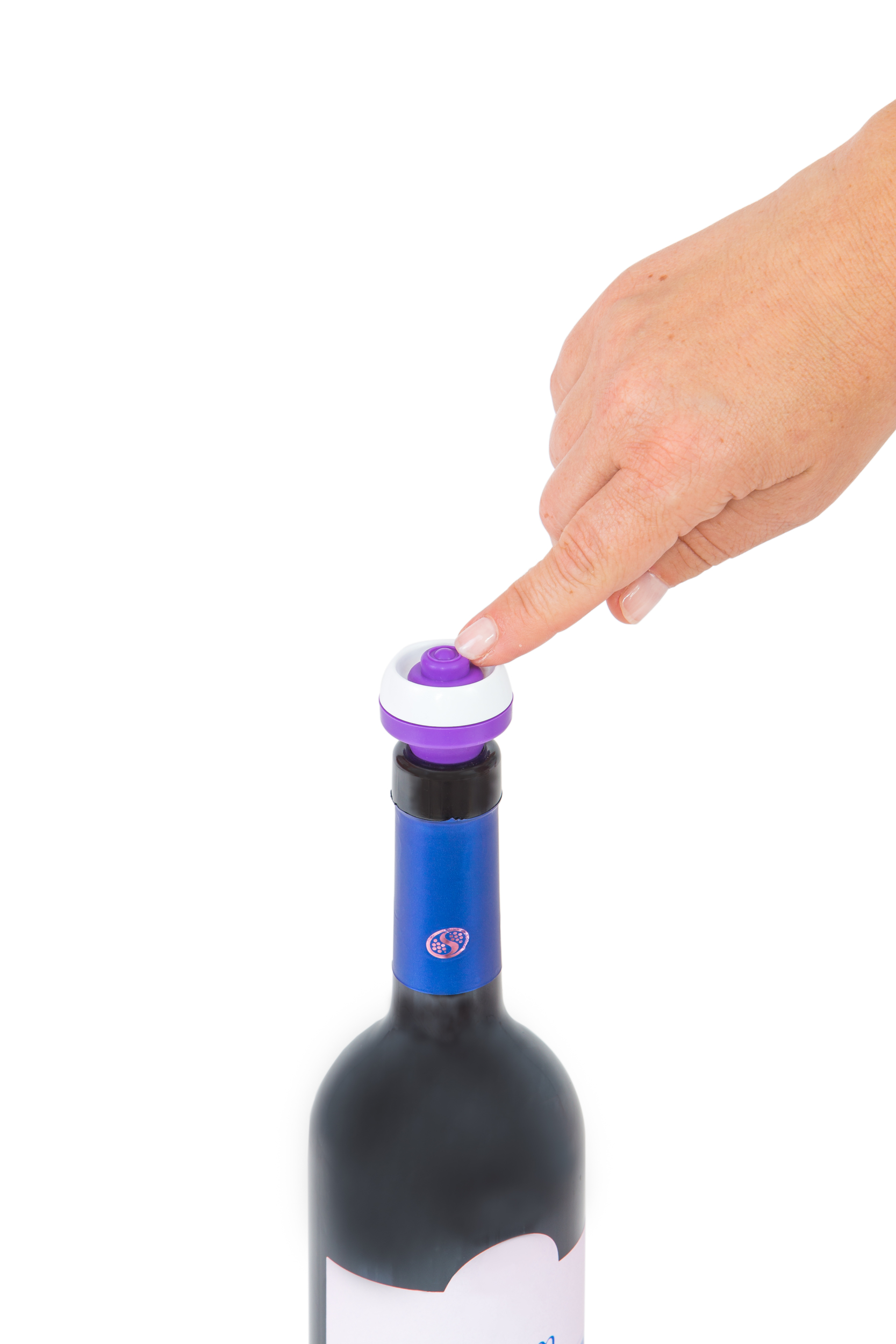 Bouchon Bouteille de Vin Stopper Vide d'air, Bouchon Sous Vide