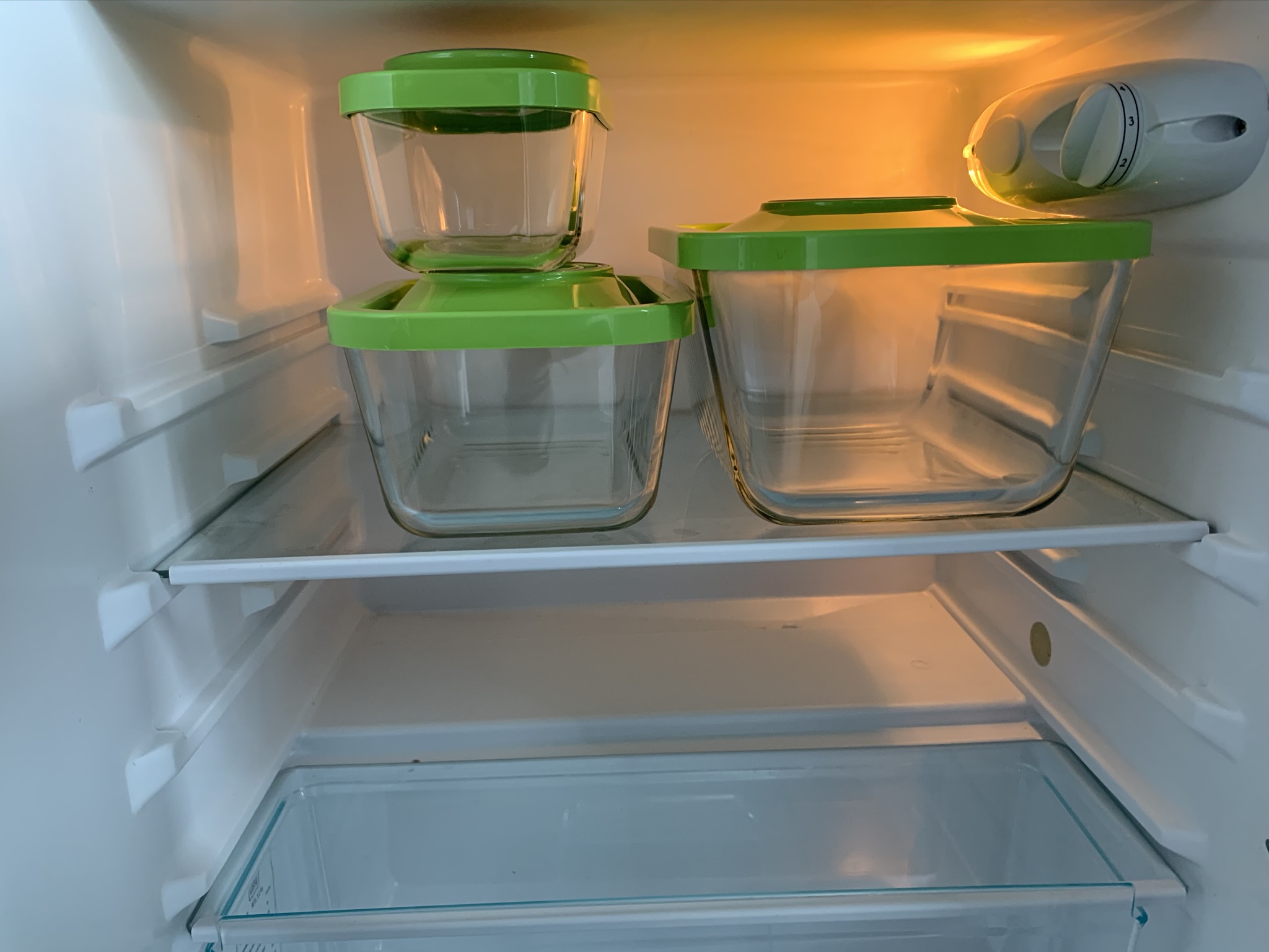 Lot de 3 boites sous vides en verre Status 3 litres - coloris vert pomme  (attention, la pompe manuelle n'est pas fourni avec ce lot) - BOITES SOUS  VIDE/BOITES SOUS VIDE EN