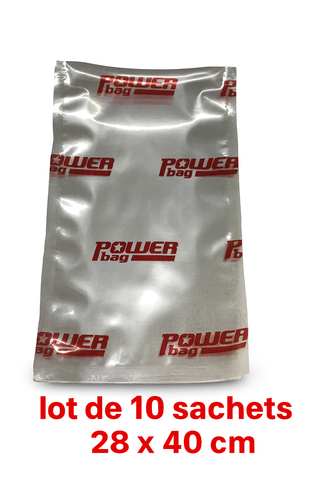 lot de 10 sachets powerseal 28 : 40 cm