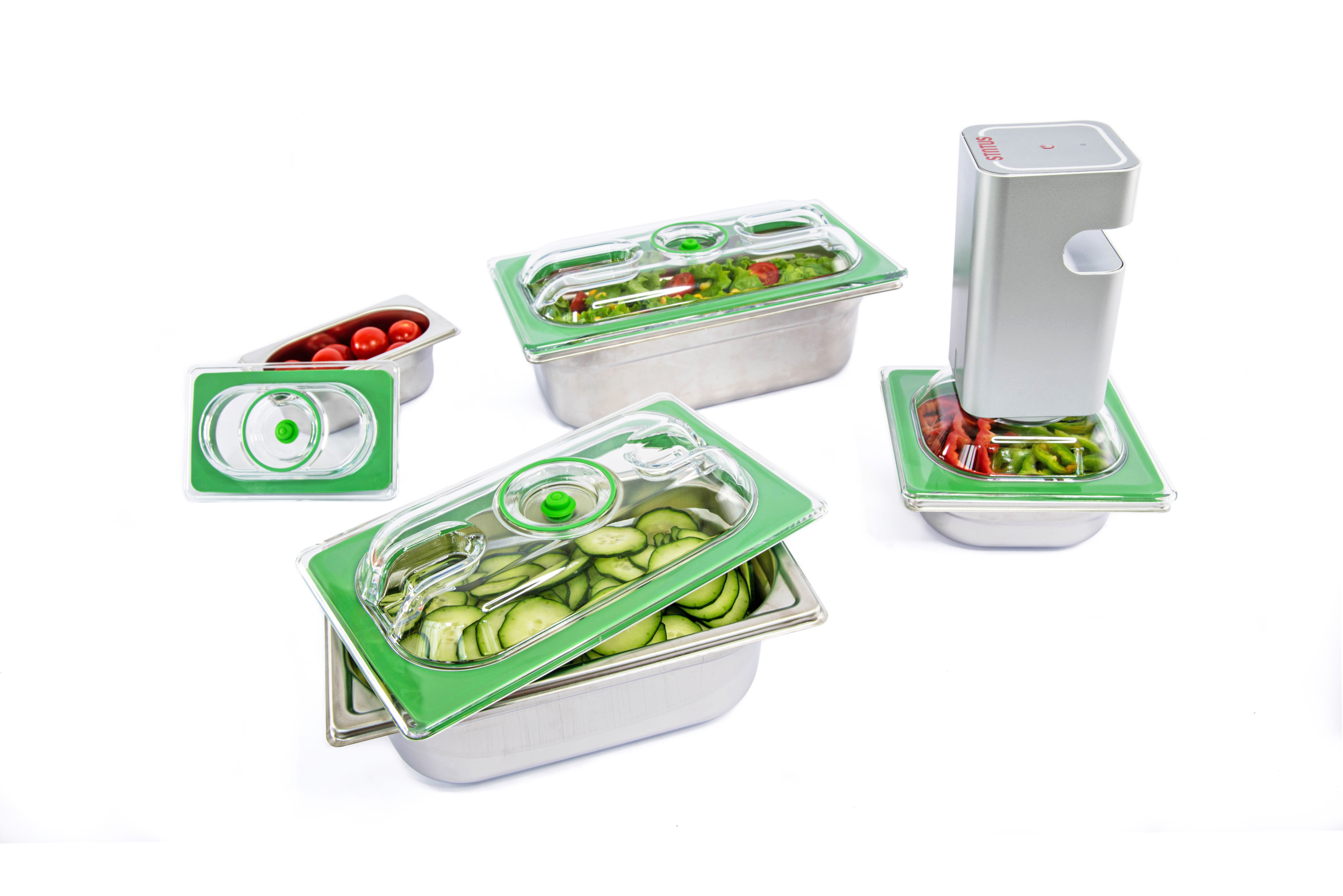 Gastronorm vacuum lids