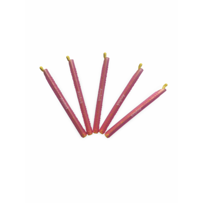 Lot de 5 baguettes Anylock roses de 13 cm.