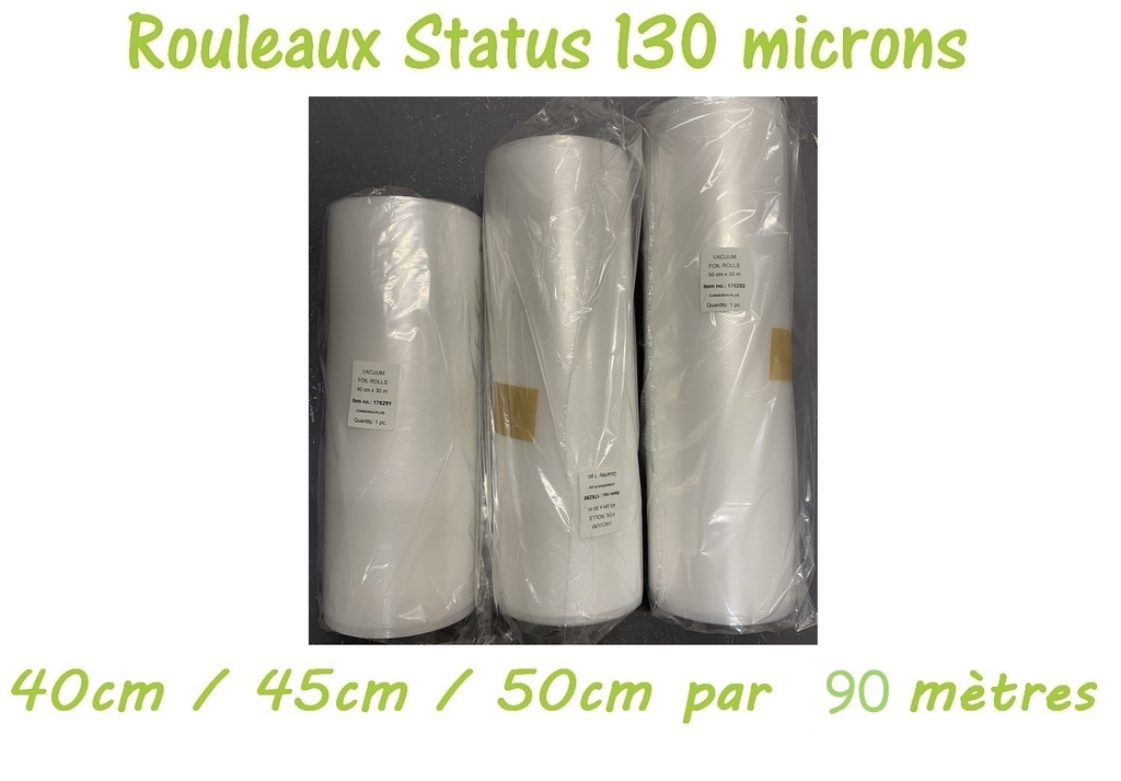 ROULEAUX ET SACHETS SOUS VIDE - ROULEAUX GAUFRÉS pour machines sous vide à  aspiration externe - Airblock