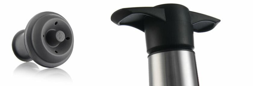 Pompe à Vin Avec Bouchons Sous Vide - Set De Conservation Pour Vin Rouge Et Blanc