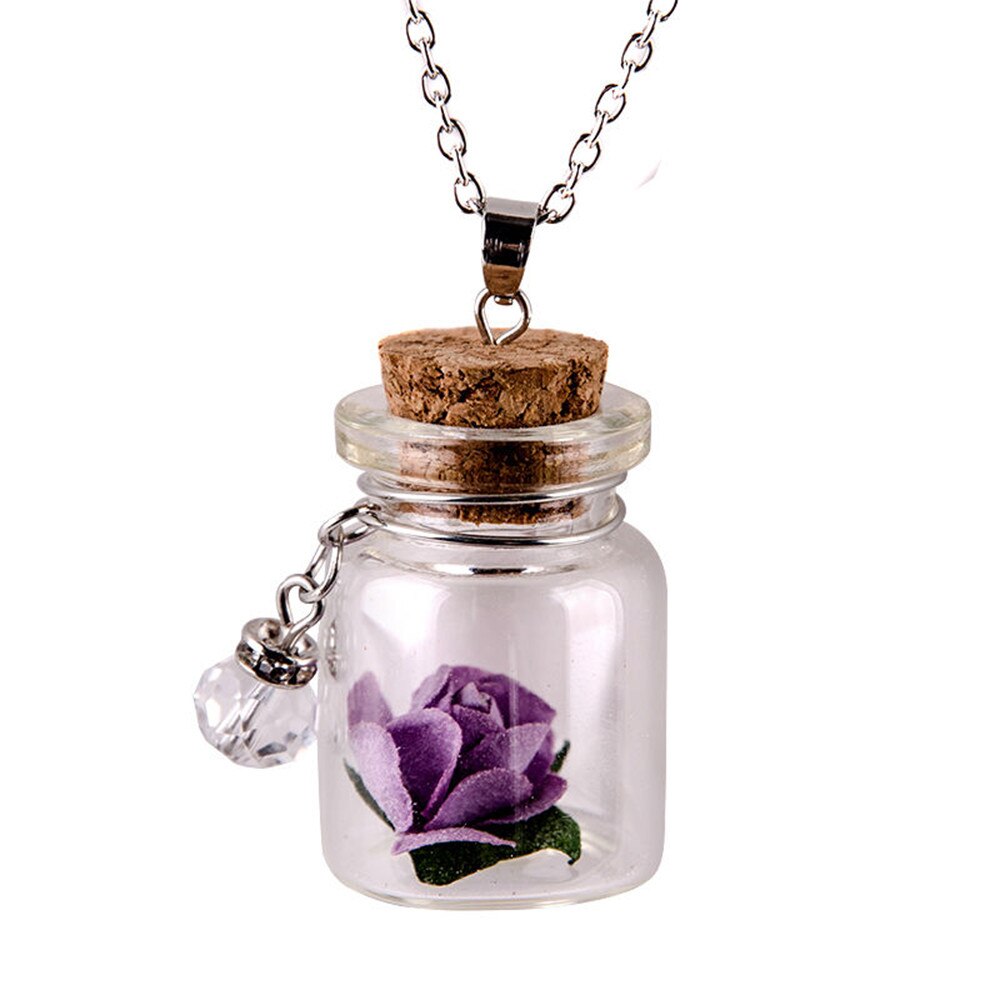 collier_pendentif_flacon_fleur_rose_violet