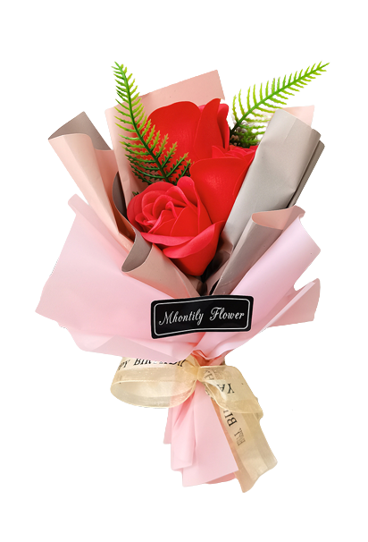 Bouquet Rose Éternelle LED boîte