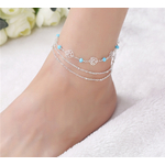 bracelet_de_cheville_rose_fleur_argent_bleu