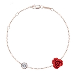 Bracelet_de_cheville_fleur_rose_rouge