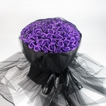 bouquet-rose-eternelle-rond-violet