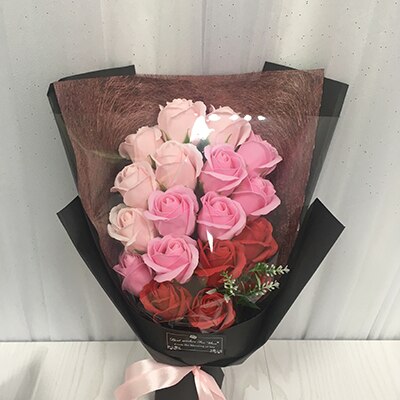 Bouquet Rose Éternelle | Rose Dorée | Véritable Rose Stabilisée