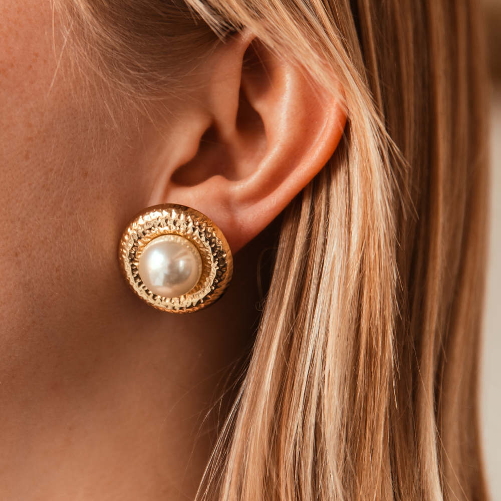 Boucles D'oreilles Clip Argenté Oreilles Non Percé