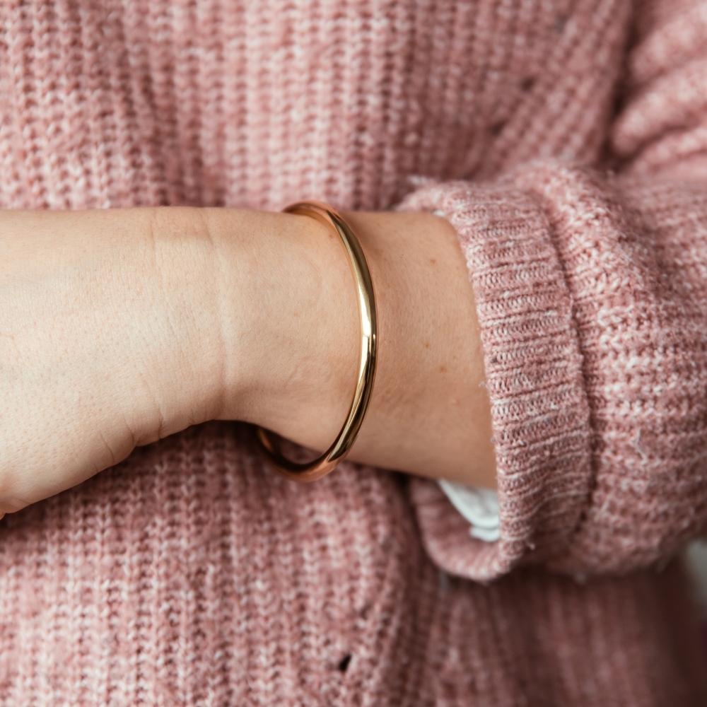 bracelet jonc acier inoxydable