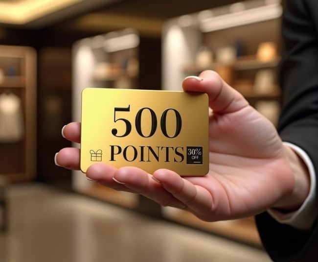 carte fidelite bijoux 500 points offre reduction 30 pourcent