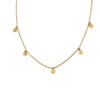 Collier Pampilles plaqué or exposé Céline