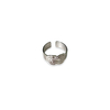 bague fantaisie pour femme en acier inoxydable ajustable mise en valeur fond blanc gaia