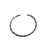 bracelet jonc torsadé anne acier inoxydable ajustable