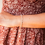 Bracelet Pampilles Argent porté Bridget