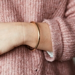 bracelet jonc acier inoxydable