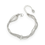 bracelet femme multirang 7 chaines Noa en acier inoxydable