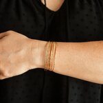 bracelet semainier doré Aliénor porté au poignet