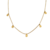 Collier Pampilles plaqué or exposé Céline