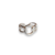 Bague Chaine en argent exposée Eva
