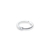 Bague signe infini Seraphine en argent 925 Sterling minimaliste et élégante sur fond blanc