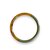 bracelet corne et laque vert moderne et unique expose sur fond blanc malo