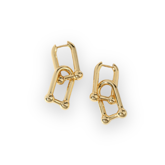 Boucle D'oreille 3 Trous Dorées – Ma Boucle d'Oreille