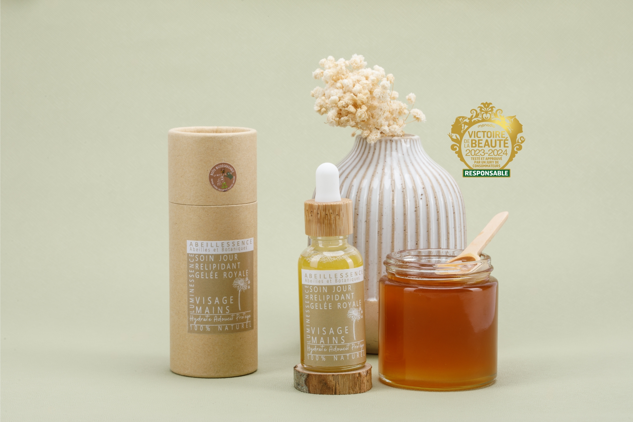 Soin naturel miel gelée royale