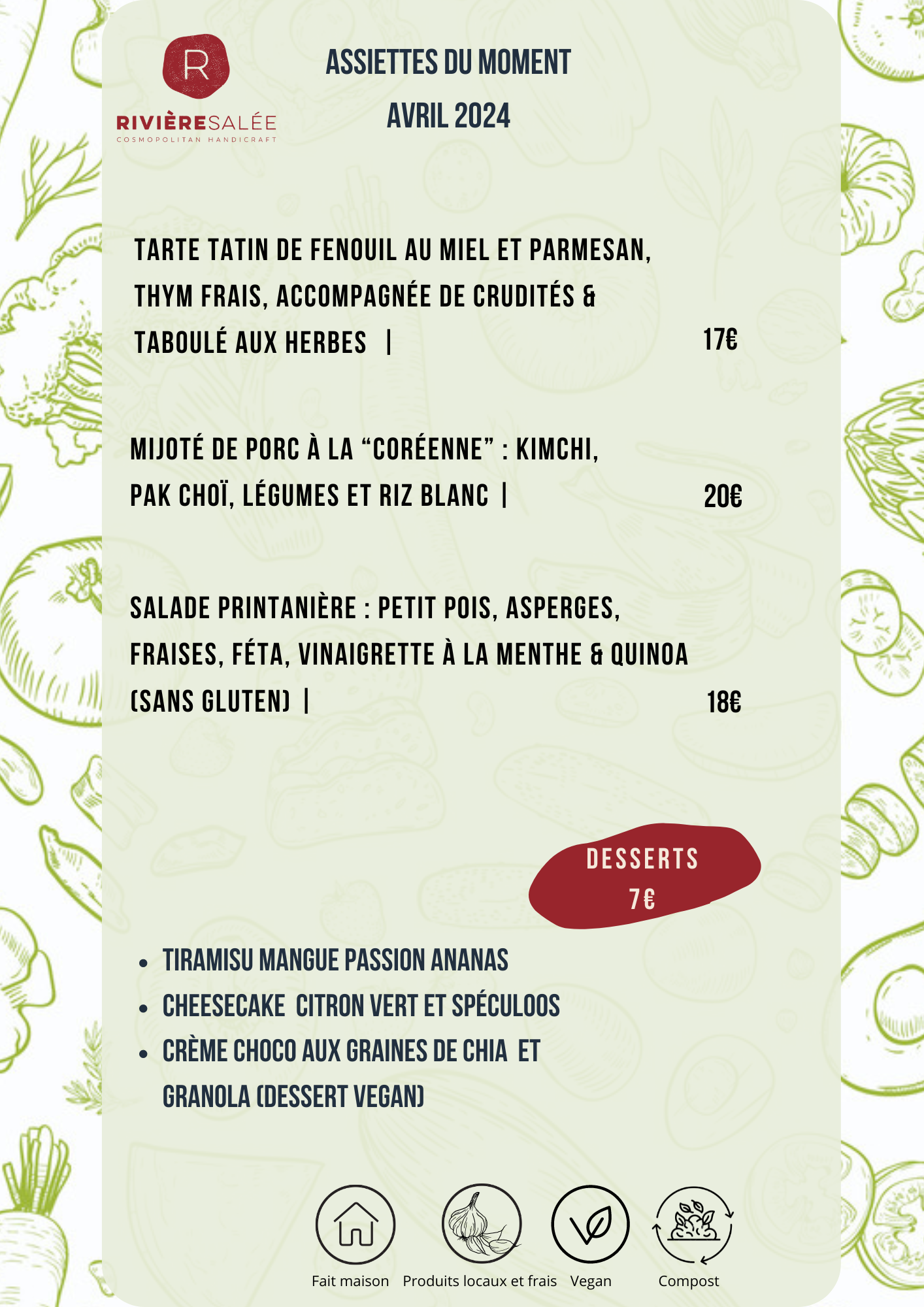 menu papier restaurant 18