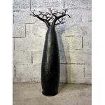 [FRBB-BM080F] Baobab a poser en métal recyclé - Modèle Bombé 80 noir