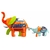 KKMG-EB006V - Magnet Elephant e t bébé en canettes recyclées
